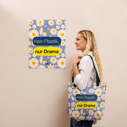 NZS Tote Bag „Kein Plastik, nur Drama“ 💅👜