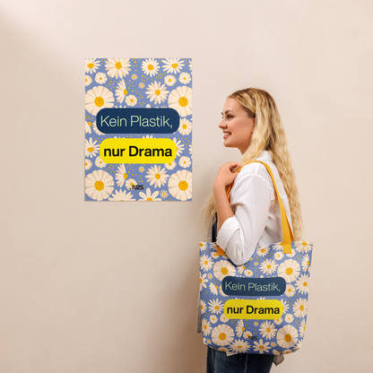 NZS Tote Bag „Kein Plastik, nur Drama“ 💅👜