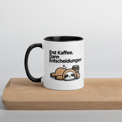 NZS Tasse „Erst Kaffee. Dann Entscheidungen.“ ☕️🐨
