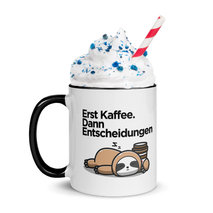 NZS Tasse „Erst Kaffee. Dann Entscheidungen.“ ☕️🐨