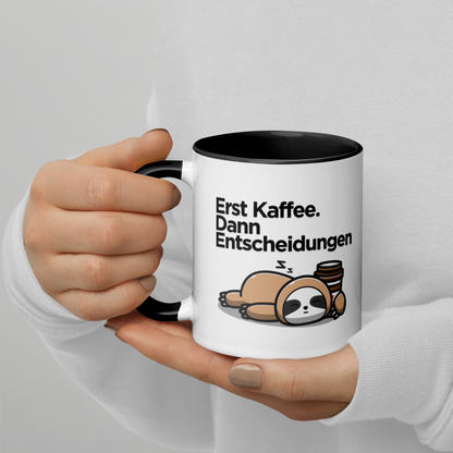 NZS Tasse „Erst Kaffee. Dann Entscheidungen.“ ☕️🐨