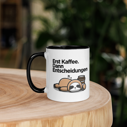 NZS Tasse „Erst Kaffee. Dann Entscheidungen.“ ☕️🐨