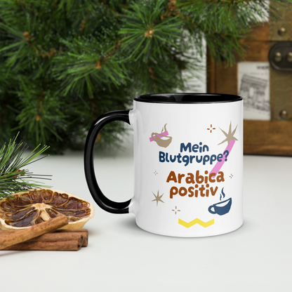 NZS Tasse „Blutgruppe? Arabica Positiv“ 🩸☕